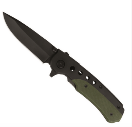 Peilis BLACK/OD ONE-HAND 8 cm