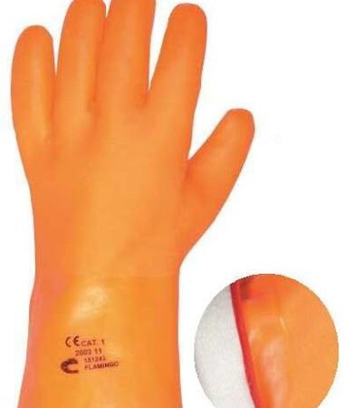 Žieminės pirštinės aplietos PVC