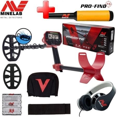 Pavasario AKCIJA / Minelab Vanquish 440 +Dovana už 99 Eur.