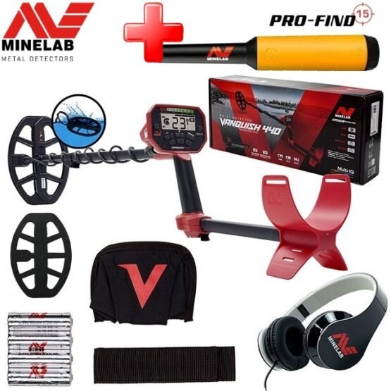 Pavasario AKCIJA / Minelab Vanquish 440 +Dovana už 99 Eur.