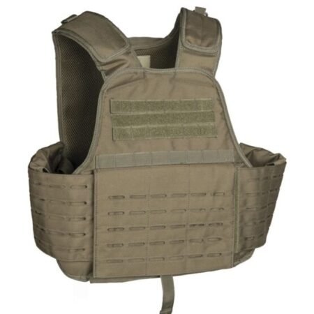 MIL-TEC® Tactical vest CARRIER LASER CUT OLIV su keraminėmis plokštėmis