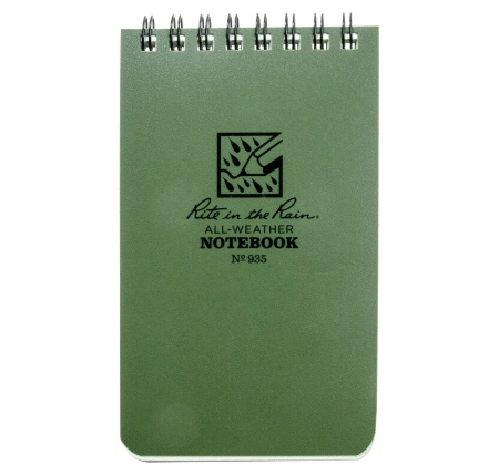 Knygutė Rite in the Rain vandeniui atspari