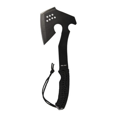 Kirvis Mil-tec BLACK PARACORD WITH POUCH