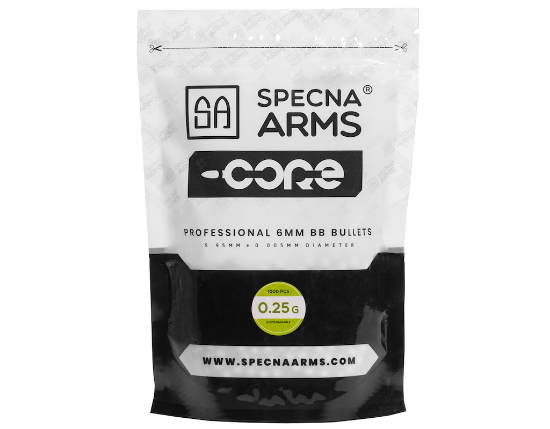 Šratukai ASG BIO SPECNA ARMS CORE 0,25 G 1000 vnt.