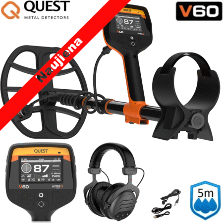 Quest V60 HyperQ (11“/ 28cm. ritė) +Ausinės be laido