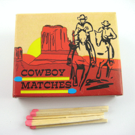 Cowboy matches - degtukai