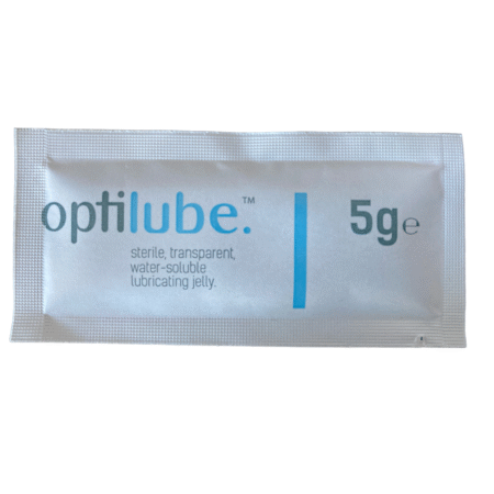 Optilube lubrikantinis gelis nosiaryklės intubacijai, 5 g